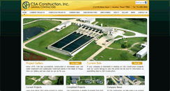 Desktop Screenshot of csaconstruction.com
